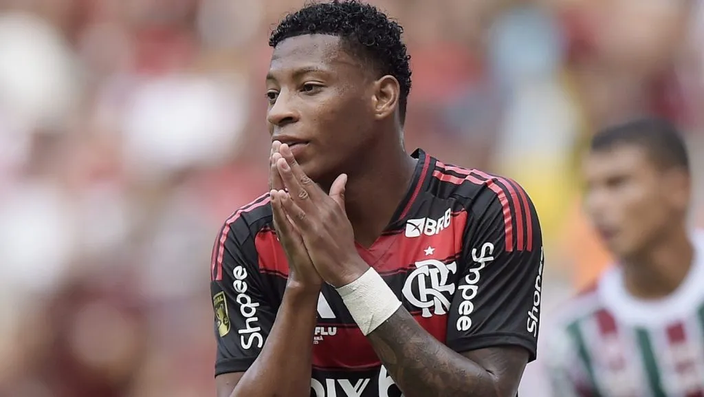 Gonzalo Plata lamentando oportunidade. Foto: Alexandre Loureiro/AGIF