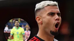 Andreas Pereira na mira do Mengão. Fotos: Julian Finney/Getty Images e Maule/Getty Images.