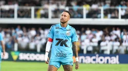 Camisa 10 do Peixe em partida na Vila Belmiro