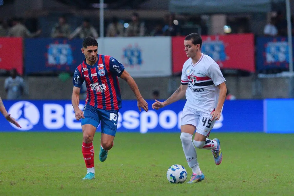 São Paulo perdeu para o Bahia pelo Brasileirão. Foto: Walmir Cirne/AGIF