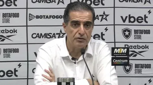 Renato Paiva fala sobre jogo do Botafogo em coletiva pós-jogo - Foto: Reprodução/TV Botafogo