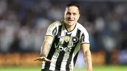 Artur comemora seu gol pelo Botafogo. Foto: Vitor Silva/Botafogo