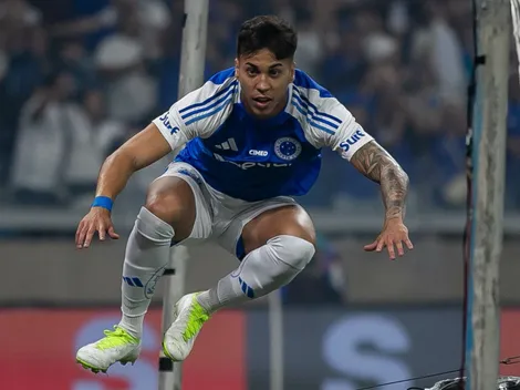 Kaio Jorge é ovacionado pela torcida após Cruzeiro x Palmeiras