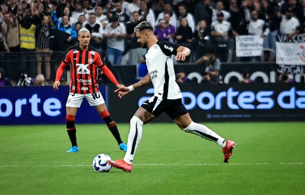 Corinthians empatou sem gols com o Vitória. Foto: Fabio Giannelli/AGIF