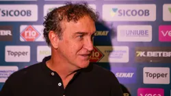 Cuca, treinador do Atletico-MG durante coletiva após partida contra o Ceará na Arena Castelão pelo Brasileirão 2025