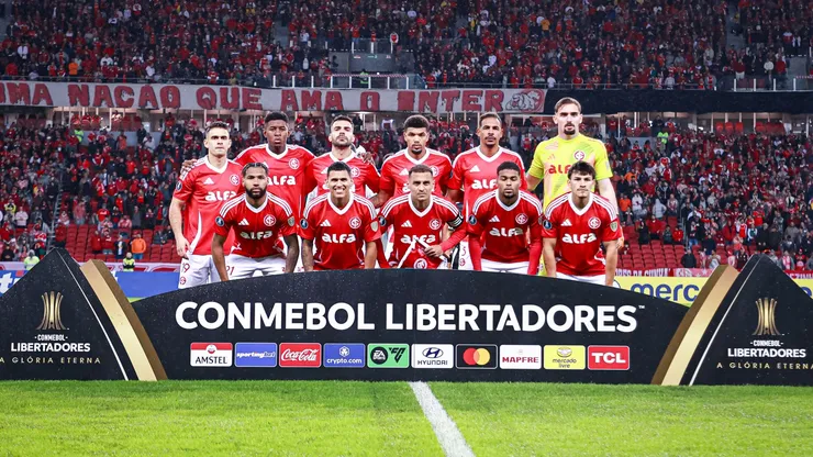 Jogadores do Internacional pela Copa Libertadores - Foto: Maxi Franzoi/AGIF