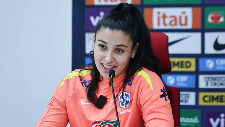 Duda Sampaio falou sobre o próximo confronto da Seleção Brasileira Feminina - Foto: Lívia Villas Boas/CBF