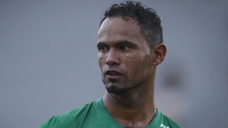 Bruno durante partida pelo Boa Esporte, em 2017. Foto: Thomas Santos/AGIF