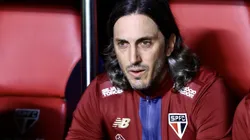 SP - SAO PAULO - 27/05/2025 - COPA LIBERTADORES 2025, SAO PAULO X TALLERES - Luis Zubeldia tecnico do Sao Paulo durante partida contra o Talleres no estadio Morumbi pelo campeonato Copa Libertadores 2025. Foto: Marcello Zambrana/AGIF