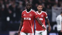 Enner Valencia jogador do Internacional durante partida contra o Corinthians no estádio Arena Corinthians pelo campeonato Brasileiro A 2025.