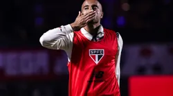 SP - SAO PAULO - 02/05/2025 - BRASILEIRO A 2025, SAO PAULO X FORTALEZA - Lucas Moura tecnico do Sao Paulo durante partida contra o Fortaleza no estadio Morumbi pelo campeonato Brasileiro A 2025. Foto: Fabio Giannelli/AGIF