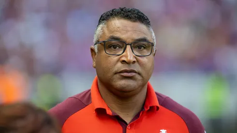 Roger machado técnico do Internacional durante partida contra o Fortaleza no estadio Arena Castelao pelo campeonato Brasileiro A 2024. Foto: Baggio Rodrigues/AGIF