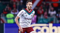 Renê jogador do Fluminense durante partida contra o Internacional no estádio Beira-Rio pelo campeonato Brasileiro A 2025.