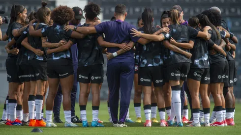 As Brabas em treino (Foto: Reprodução)