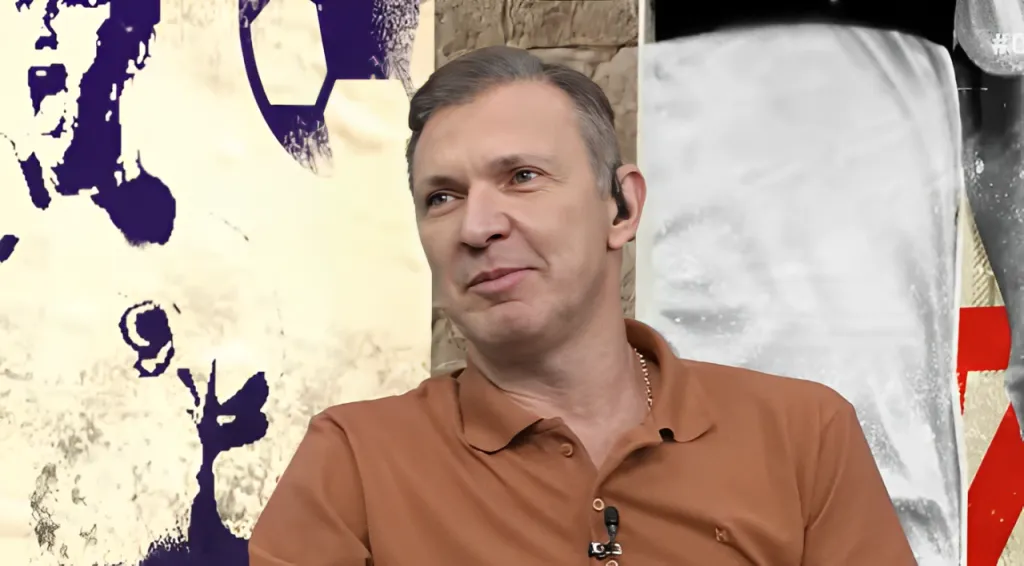 Foto: Reprodução/ YouTube – Velloso durante edição de hoje do programa Os Donos da Bola.