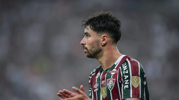 Martinelli jogador do Fluminense durante partida contra o Grêmio no estadio Maracana pelo campeonato Copa Libertadores 2024. Foto: Thiago Ribeiro/AGIF