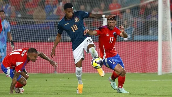 Gonzalo Plata durante partida. Foto: Marcelo Hernandez/Getty Images
