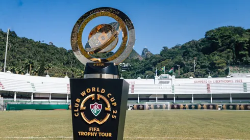 Troféu do Super Mundial de Clubes 2025. FOTOS: LUCAS MERÇON / FLUMINENSE F.C.
