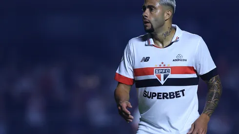 SP - SAO PAULO - 17/07/2024 - BRASILEIRO A 2024, SAO PAULO X GREMIO - Wellington Rato jogador do Sao Paulo durante partida contra o Gremio no estadio Morumbi pelo campeonato Brasileiro A 2024. Foto: Marcello Zambrana/AGIF