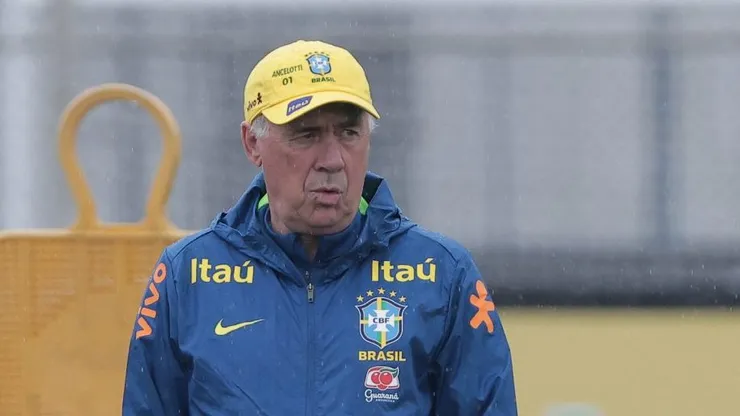 Carlo Ancelotti, treinador da Seleção Brasileira