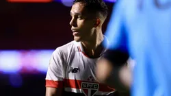 SP - SAO PAULO - 27/06/2024 - BRASILEIRO A 2024, SAO PAULO X CRICIUMA - Igor Vinicius jogador do Sao Paulo durante partida contra o Criciuma no estadio Morumbi pelo campeonato Brasileiro A 2024. Foto: Marcello Zambrana/AGIF
