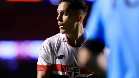 SP - SAO PAULO - 27/06/2024 - BRASILEIRO A 2024, SAO PAULO X CRICIUMA - Igor Vinicius jogador do Sao Paulo durante partida contra o Criciuma no estadio Morumbi pelo campeonato Brasileiro A 2024. Foto: Marcello Zambrana/AGIF