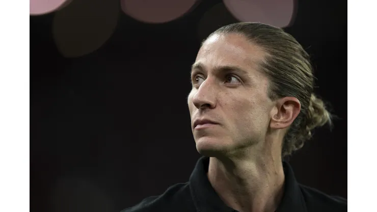 Filipe Luis tecnico do Flamengo durante partida contra o Cordoba no estadio Maracana pelo campeonato Copa Libertadores 2025.