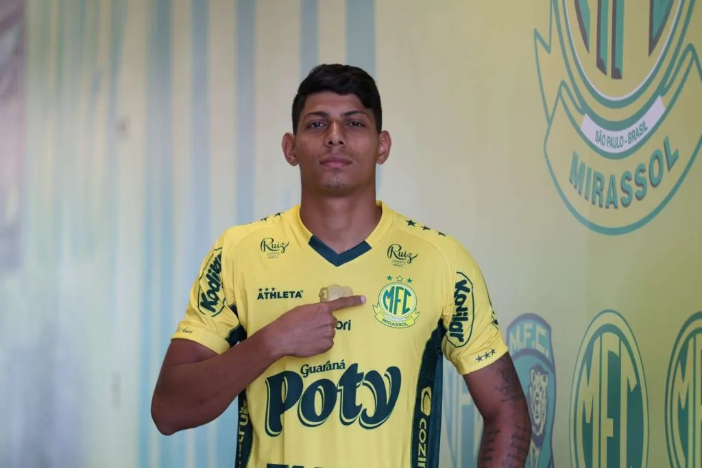 Zé Vitor, camisa 88 chegou ao Mirassol em março e é visto como destaque no Brasileirão. Foto:  JP Pinheiro/Agência Mirassol