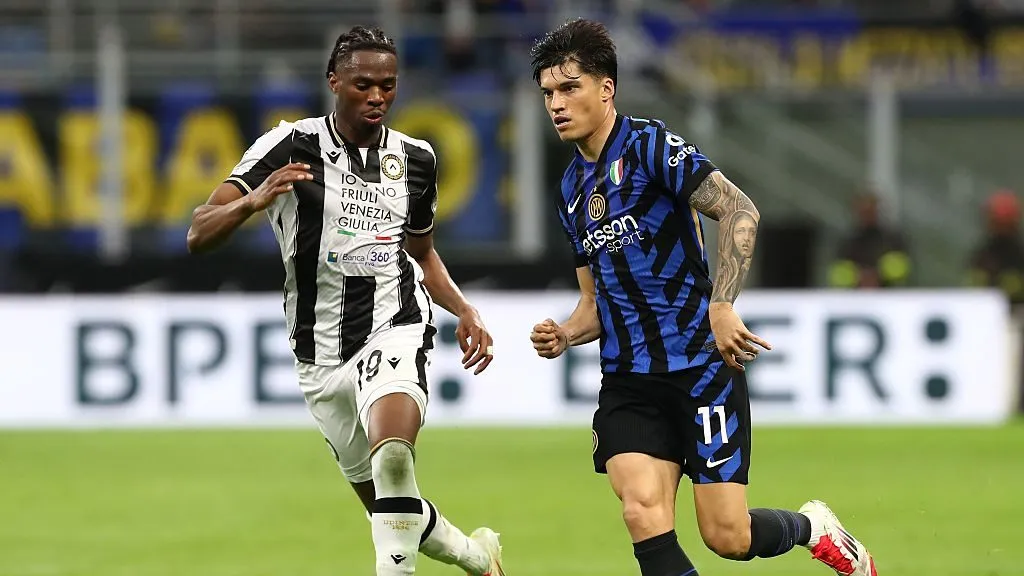 Joaquin Correa na Inter de Milão. Foto: Marco Luzzani/Getty Images