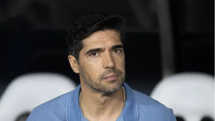 Abel Ferreira durante partida da Copa do Brasil