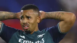 Atacante Gabriel Jesus, ex-Palmeiras, em ação pelo Arsenal. (Photo by Fran Santiago/Getty Images)