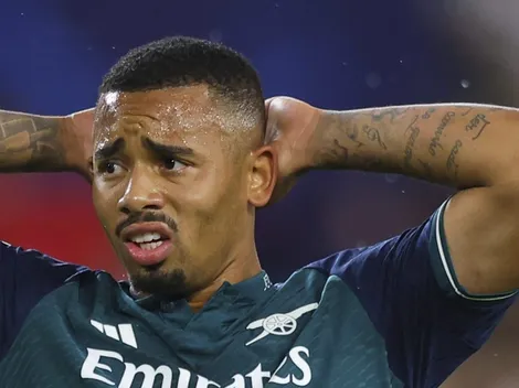 Gabriel Jesus fica fora de lista do Arsenal para a Liga dos Campeões