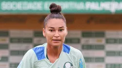 Poliana em treino no Palmeiras. Fotos: Paloma Cassiano/Palmeiras