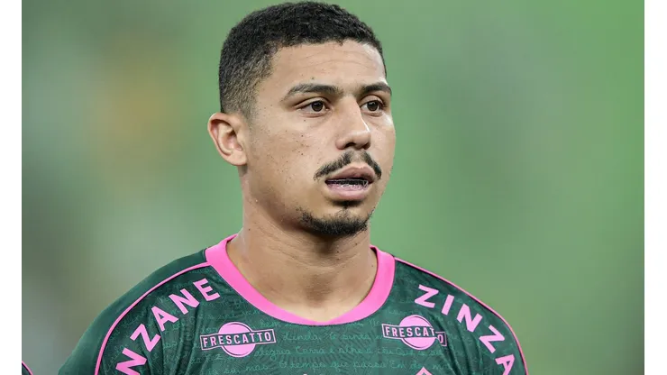 André durante partida entre Fluminense e Corinthians, no Maracanã, pelo Brasileirão 2024.
