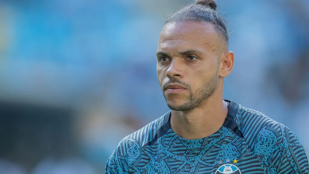 Artilheiro do Grêmio, Braithwaite tem boa minutagem em 2025 – Foto: Liamara Polli/AGIF