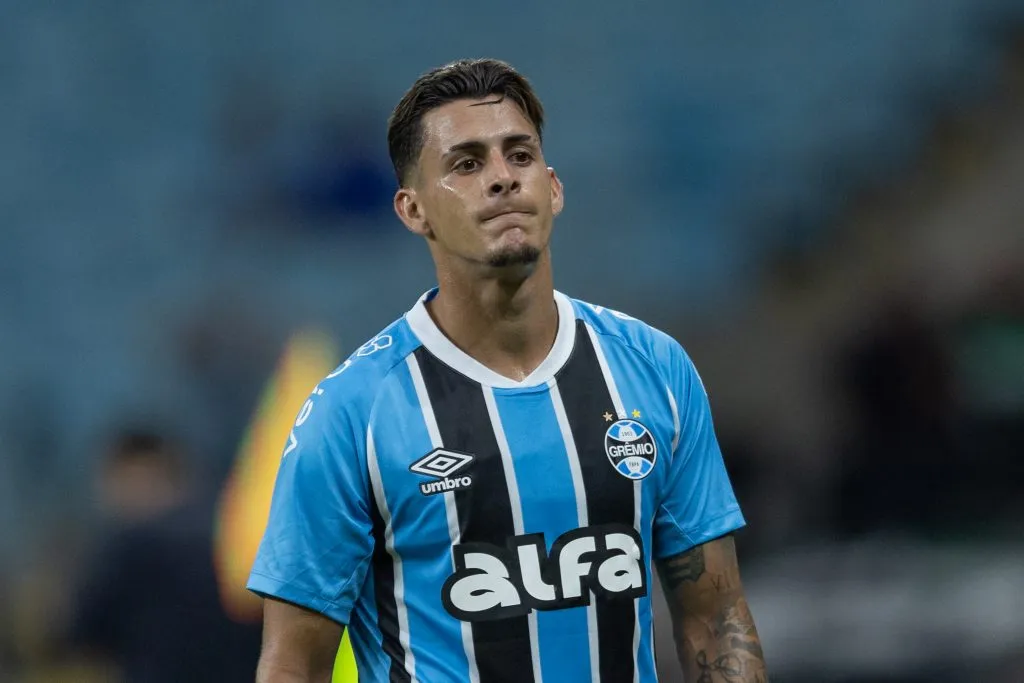 Cristian Pavón, do Grêmio – Foto: Liamara Polli/AGIF