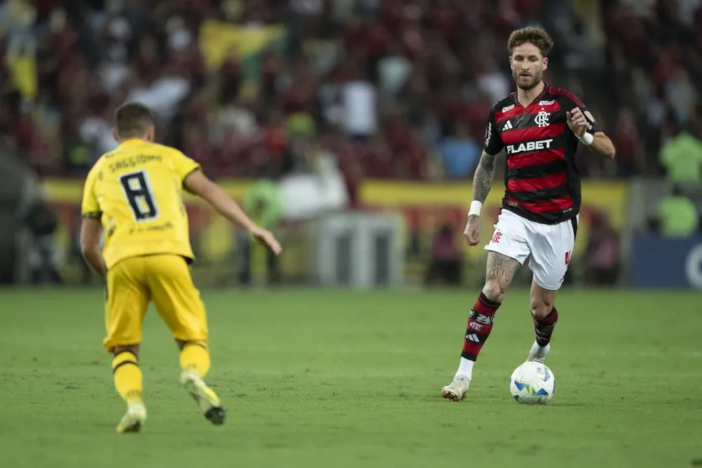 Flamengo venceu o Deportivo Táchira na última rodada da fase de grupos da Libertadores. Foto: Jorge Rodrigues/AGIF