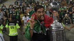 Abel Ferreira comemorando Libertadores do Palmeiras - Foto: Mauro Pimentel – Pool/Getty Images