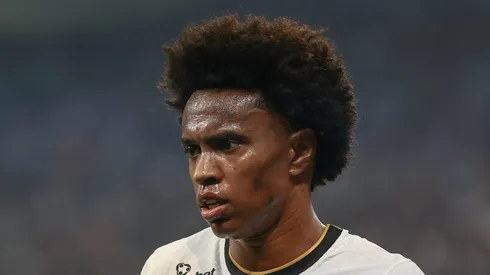 SP - Sao Paulo - 22/06/2022 - COPA DO BRASIL 2022, CORINTHIANS X SANTOS - Willian jogador do Corinthians durante partida contra o Santos no estadio Arena Corinthians pelo campeonato Copa do Brasil 2022.