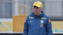 SP - SAO PAULO - 03/06/2025 - BRASIL, TREINO - Carlo Ancelotti treinador do Brasil durante treino no Centro de Treinamento CT Joaquim Grava. Foto: Ettore Chiereguini/AGIF