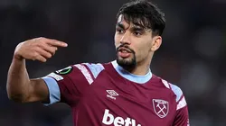 Paquetá durante partida entre West Ham e AEK Larnaca, pela UEFA Conference League, em 2023. Foto: Justin Setterfield
