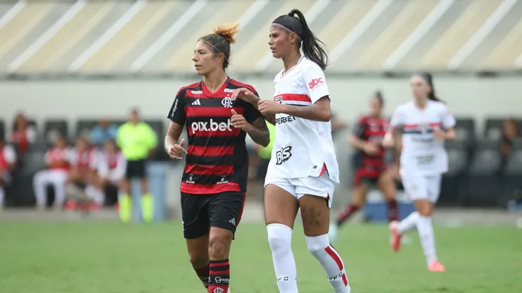 Confronto entre Flamengo e São Paulo. Foto: Reinaldo Campos/AGIF