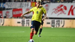 OSAKA, JAPAN - MARCH 28: Jorge Carrascal of Colombia in action during the international friendly between Japan and Colombia at Yodoko Sakura Stadium on March 28, 2023 in Osaka, Japan. (Photo by Kenta Harada/Getty Images)
