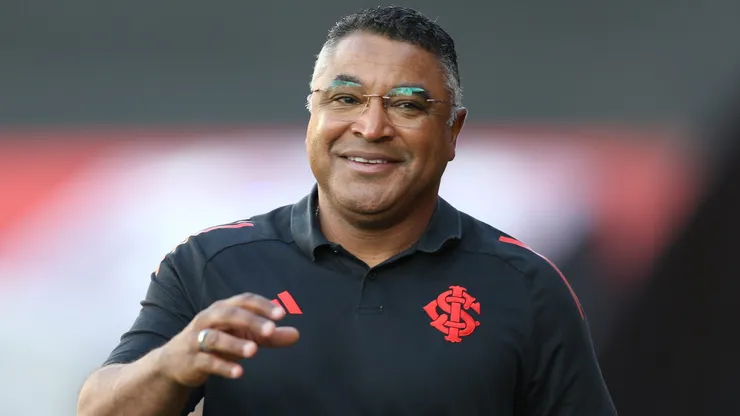Roger Machado técnico do Internacional durante a partida entre Sport e Internacional no Estádio da Ilha do Retiro em Recife (PE), pelo campeonato brasileiro Série A.