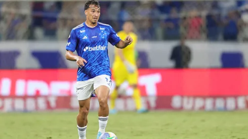 Japa, jogador do Cruzeiro, durante partida contra o Gremio no estadio Mineirao pelo campeonato Brasileiro A 2024. Foto: Gilson Lobo/AGIF