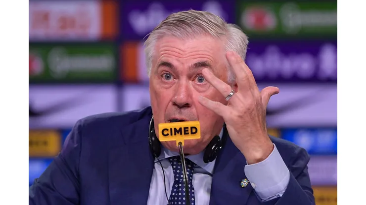 Carlo Ancelotti, treinador da Seleção Brasileira