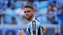 Cuéllar ainda não vingou no Tricolor. Foto: Maxi Franzoi/AGIF