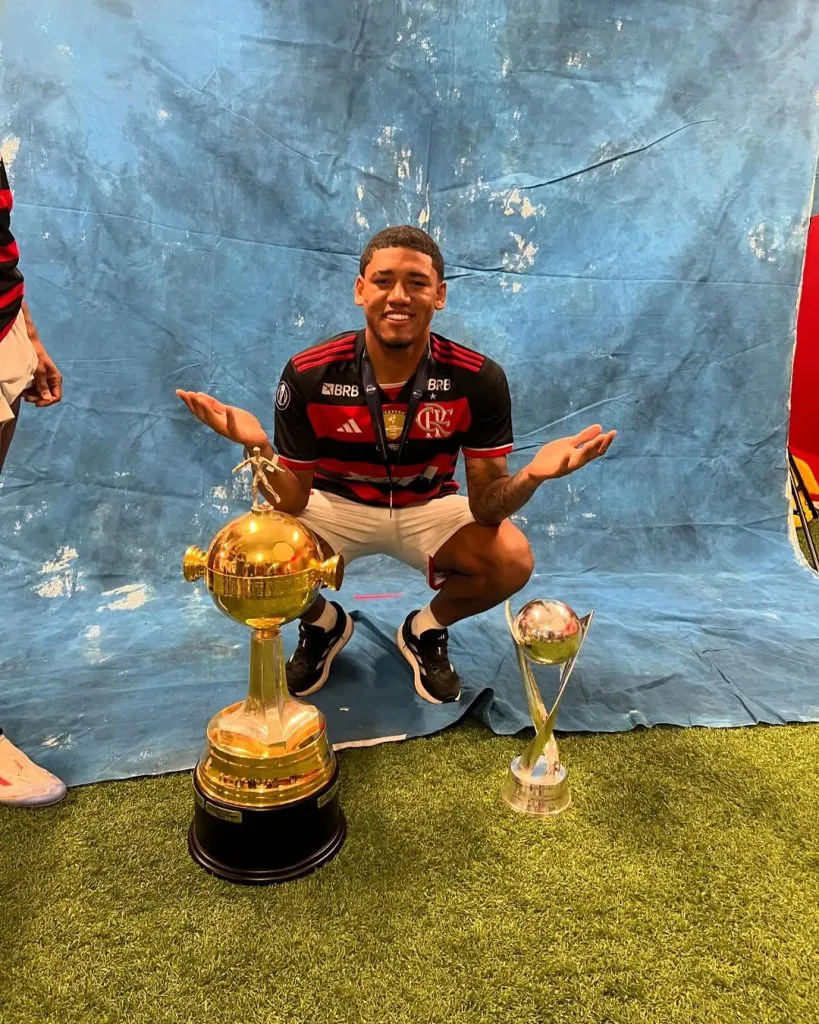 Rayan Lucas se destaca na base do Flamengo - Foto: Reprodução/Instagram.