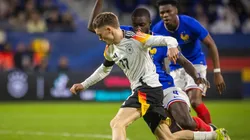 Florian Wirtz pela Alemanha em partida diante da França. Foto: Moritz Müller / Alamy Stock Photo