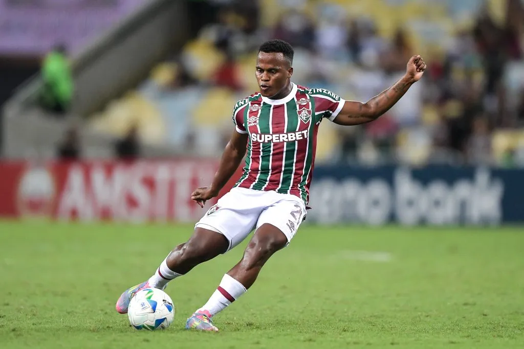 Arias em ação pelo Fluminense. Foto: Thiago Ribeiro/AGIF